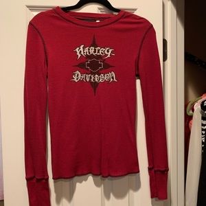 Gently worn Harley Davidson long sleeve top
Size S